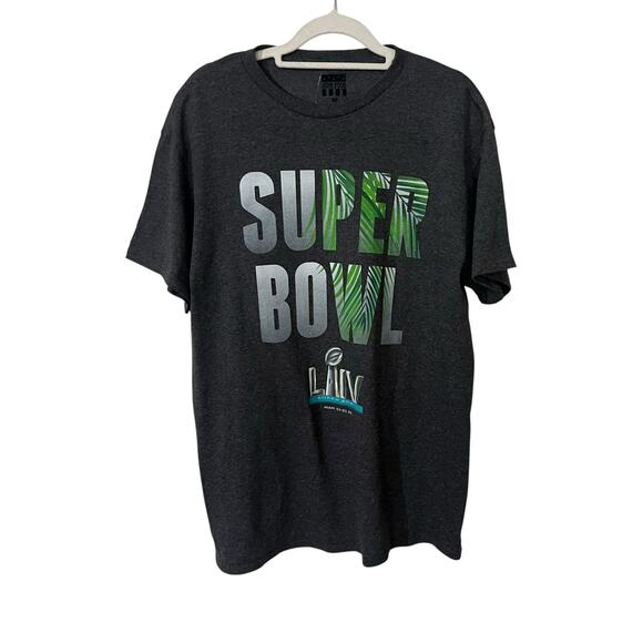 Junk Food Men’s Super Bowl LIV Tee Medium Gray NFL Streetwear Sports Casual NWT - Picture 1 of 6